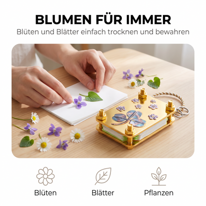 Metall-Blumenpresse für bleibende Erinnerungen